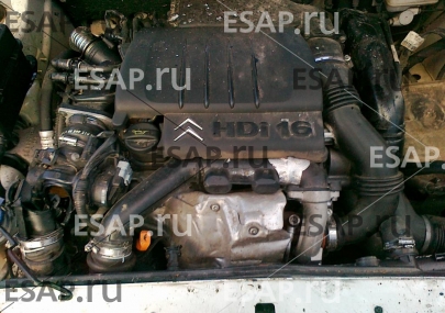 Двигатель  PEUGEOT PARTNER II BERLINGO 1.6HDI 9HW 75KM Дизельный