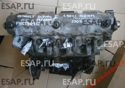 Двигатель RENAULT SCENIC и MEGANE 1.9DCI F8T F9Q 732  Дизельный