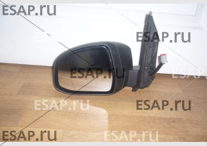зеркало боковое FORD FOCUS II РЕСТАЙЛИНГОВОЕ 08-R. ЛЕВОЕ ЭЛЕКТРИЧЕСКОЕ. SKŁ. 8PIN 9KABLI