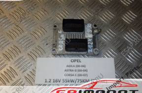 AGILA CORSA C 1.2 16V Z12XE БЛОК УПРАВЛЕНИЯ ДВИГАТЕЛЕМ