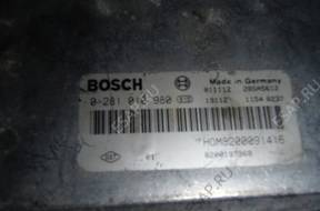 БЛОК УПРАВЛЕНИЯ ECU BOSCH 0281010980 SCENIC II 1.9 DCI