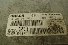БЛОК УПРАВЛЕНИЯ ECU BOSCH 0281011521 XSARA 2.0 HDI