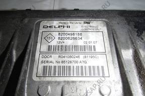 БЛОК УПРАВЛЕНИЯ ECU RENAULT 8200494188 SCENIC 1.5 DCI