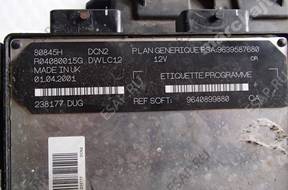 БЛОК УПРАВЛЕНИЯ ECU SAGEM 9640899880 PG CTR DW8