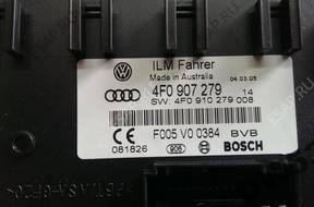 БЛОК УПРАВЛЕНИЯ Vw Audi 4F0910279 4F0907279 бортовой сетью