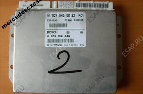 MERCEDES 027 545 60 32 ESP+BAS 0265109449