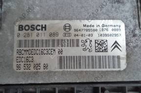 PEUGEOT 206 1.6 HDI БЛОК УПРАВЛЕНИЯ ДВИГАТЕЛЕМ
