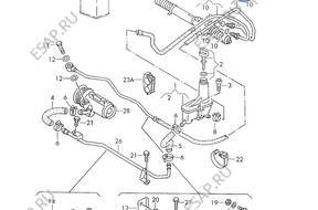 РУЛЕВАЯ РЕЙКА kierowniczej VW GOLF 1H422893T