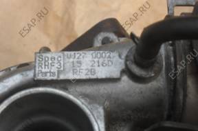 , ТУРБИНА, Mazda Premacy 1999 год. 2.0TD 90km