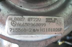 ТУРБОКОМПРЕССОР A6650960099 MB ML 2.7CDi