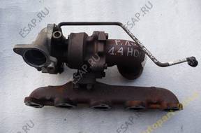 ТУРБОКОМПРЕССОР PEUGEOT 1007 1.4 HDI 2005 год