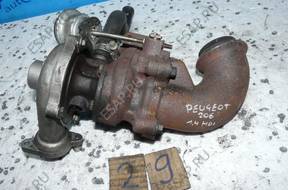 ТУРБОКОМПРЕССОР PEUGEOT 206 1,4 HDi