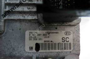 0261207960 55350551 SC БЛОК УПРАВЛЕНИЯ OPEL CORSA Z10XE