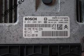 0261208901 9661383980 БЛОК УПРАВЛЕНИЯ PEUGEOT 206 1.6 16V