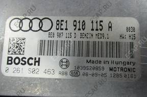 0261S02463 8E1910115A БЛОК УПРАВЛЕНИЯ AUDI A4 B7 2.0TFSI