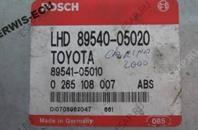 0265108007 89540-05020 89541-05010 БЛОК УПРАВЛЕНИЯ TOYOTA