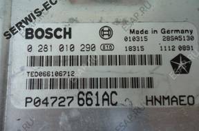 0281010290 БЛОК УПРАВЛЕНИЯ ECU CHRYSLER VOYAGER 2.5 CRD