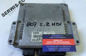 0281011033 9646719280 БЛОК УПРАВЛЕНИЯ PEUGEOT 807 2.2 HDI