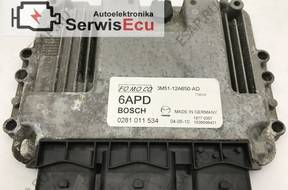 0281011534 3M5112A650AD 6APD БЛОК УПРАВЛЕНИЯ MAZDA 3 1.6