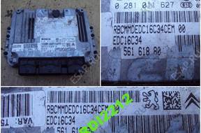 0281011627 9656161880 БЛОК УПРАВЛЕНИЯ PEUGEOT 407 1.6 HDI