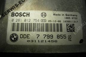 0281012754 DDE779985502 БЛОК УПРАВЛЕНИЯ BMW E87 120 2.0D