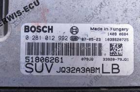 0281012992 51806261 ECU SUZUKI SX4 FIAT  1.9