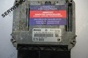 0281013409 55205632 ES БЛОК УПРАВЛЕНИЯ OPEL VECTRA + PIN