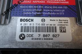 0281013536 DDE7807827 БЛОК УПРАВЛЕНИЯ ECU BMW E87 2.0D
