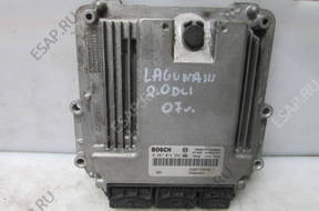 0281014354 LAGUNA III 2.0 DCI 07 год, БЛОК УПРАВЛЕНИЯ ДВИГАТЕЛЕМ