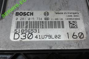 0281015734 51896531 БЛОК УПРАВЛЕНИЯ FIAT DUCATO 3.0 160HP