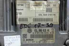 0281017095 SHARAN 7N 2.0TDI 03L906018HK 4X4 17-39A