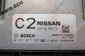 0281017185 23710BB47A БЛОК УПРАВЛЕНИЯ NISSAN QASHQAI 2.0