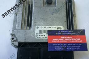 0281019616 00WF 55590115 БЛОК УПРАВЛЕНИЯ OPEL CORSA