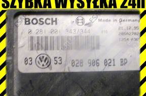 028906021BP БЛОК УПРАВЛЕНИЯ  ДВИГАТЕЛЯ VW GOLF III SDI