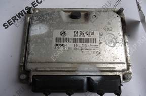 030906032DT 0261207593 БЛОК УПРАВЛЕНИЯ VW POLO 1.4