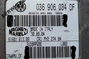036906034DF БЛОК УПРАВЛЕНИЯ ДВИГАТЕЛЕМ SKODA FABIA 1.4 16V