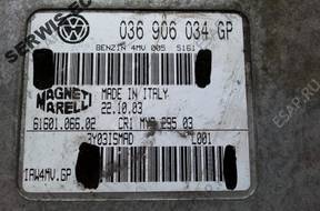 036906034GP БЛОК УПРАВЛЕНИЯ ДВИГАТЕЛЕМ VW POLO 1.4 16V + PIN