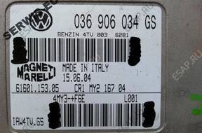 036906034GS БЛОК УПРАВЛЕНИЯ ДВИГАТЕЛЕМ VW POLO 1.4 16V + PIN