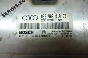 038906019GD 0281010844 БЛОК УПРАВЛЕНИЯ AUDI A 4 1.9TDI