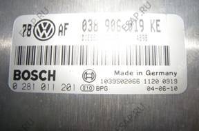 038906019KE БЛОК УПРАВЛЕНИЯ ДВИГАТЕЛЕМ 1.9 TDI 130 KM PASSAT