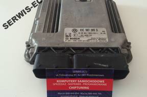 03C907309D 0261S06338 БЛОК УПРАВЛЕНИЯ VW PASSAT MED17.1