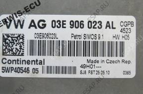 03E906023AL 5WP40546 05 БЛОК УПРАВЛЕНИЯ VW POLO 1.2 SIMOS