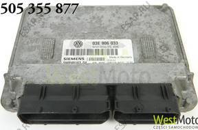 03E906033 БЛОК УПРАВЛЕНИЯ ДВИГАТЕЛЕМ VW POLO 9N IV 1.2