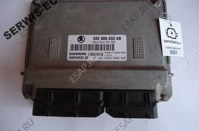 03E906033AB 5WP4422302 БЛОК УПРАВЛЕНИЯ SKODA FABIA БЕЗ КОДА