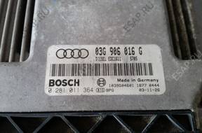 03G906016G 0281011364 БЛОК УПРАВЛЕНИЯ AUDI A3 2.0 TDI