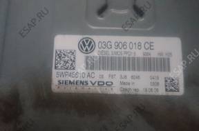 03G906018CE 5WP45610AC БЛОК УПРАВЛЕНИЯ VW SHARAN 2.0TDI