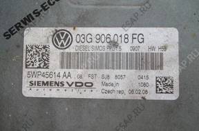 03G906018FG 5WP45614AA SIMOS PPD1.5 БЛОК УПРАВЛЕНИЯ VW B6