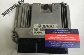 03G906021 год,N 0281014128 БЛОК УПРАВЛЕНИЯ VW TOURAN БЕЗ КОДА
