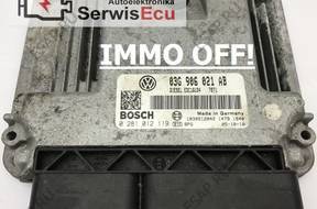 03G906021AB 0281012119 БЛОК УПРАВЛЕНИЯ PASSAT 2.0 БЕЗ КОДА