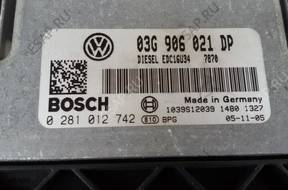 03G906021DP БЛОК УПРАВЛЕНИЯ ДВИГАТЕЛЕМ VW Passat B6 1.9 TDI